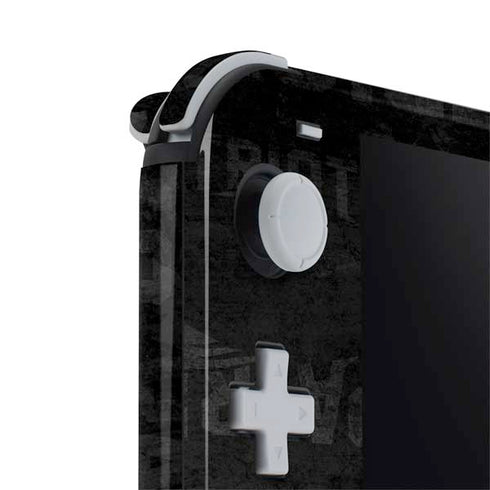 NFL New England Patriots Black & White Nintendo Switch Lite Skin